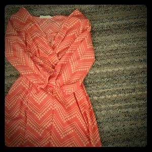 Orange Peaches 'n Cream MATERNITY Dress